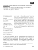 Báo cáo khoa học: Fatty acid desaturases from the microalga Thalassiosira pseudonana