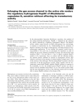 Báo cáo khoa học: Enlarging the gas access channel to the active site renders the regulatory hydrogenase HupUV of Rhodobacter capsulatus O2 sensitive without affecting its transductory activity