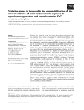 Báo cáo khoa học: Oxidative stress is involved in the permeabilization of the inner membrane of brain mitochondria exposed to hypoxia/reoxygenation and low micromolar Ca2+ Lorenz Schild1 and Georg Reiser2