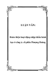 LUẬN VĂN:  Hoàn thiện hoạt động nhập khẩu bánh kẹo ở công ty cổ phần Phượng Hoàng