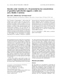 Báo cáo khoa học: Disorder–order transition of k CII promoted by low concentrations of guanidine hydrochloride suggests a stable core and a ﬂexible C-terminus