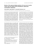 Báo cáo khoa học: Kinetics of the quinone binding reaction at the QB site of reaction centers from the purple bacteria Rhodobacter sphaeroides reconstituted in liposomes