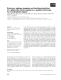 Báo cáo khoa học: Structure, epitope mapping, and docking simulation of a gibberellin mimic peptide as a peptidyl mimotope for a hydrophobic ligand