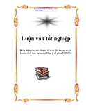 Luận văn tốt nghiệp: Hoàn thiện công tác tổ chức kế toán tiền lƣơng và các khoản trích theo lƣơng tại Công ty cổ phần INDECO