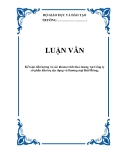 LUẬN VĂN: Kế toán tiền lương và các khoản trích theo lương tại Công ty cổ phần đầu tƣ xây dựng và thương mại Hải Phòng,