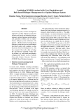 Báo cáo khoa học: "Combining POMDPs trained with User Simulations and Rule-based Dialogue Management in a Spoken Dialogue System"