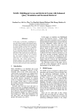 Báo cáo khoa học: "MARS: Multilingual Access and Retrieval System with Enhanced Query Translation and Document Retrieval"