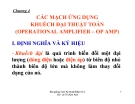 Kỹ thuật điện tử C-Chương 4