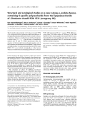 Báo cáo khoa học:  Structural and serological studies on a new 4-deoxy-D-arabino-hexosecontaining O-speciﬁc polysaccharide from the lipopolysaccharide of Citrobacter braakii PCM 1531 (serogroup O6)