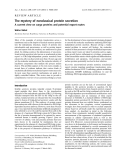 Báo cáo khoa học: The mystery of nonclassical protein secretion A current view on cargo proteins and potential export routes