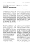 Báo cáo khoa học:  Chick embryo anchored alkaline phosphatase and mineralization process in vitro Influence of Ca 2+ and nature of substrates