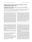 Báo cáo khoa học: Detergent-resistant membrane fractions contribute to the total 1 H NMR-visible lipid signal in cell