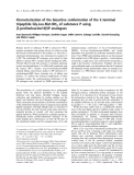 Báo cáo khoa học: Characterization of the bioactive conformation of the C-terminal tripeptide Gly-Leu-Met-NH2 of substance P using [3-prolinoleucine10]SP analogues