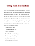 Truyện kinh dị Trăng Xanh Huyền Hoặc