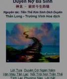 Duyên Nợ Ba Sinh