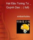 Hạt Đậu Tương Tư