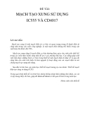 ĐỀ TÀI MẠCH TẠO XUNG SỬ DỤNG IC555 VÀ CD4017