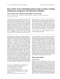 Báo cáo khoa học: Role of CCP2 of the C4b-binding protein b-chain in protein S binding evaluated by mutagenesis and monoclonal antibodies