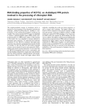 Báo cáo khoa học:  RNA-binding properties of HCF152, an Arabidopsis PPR protein involved in the processing of chloroplast RNA