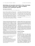 Báo cáo khoa học:  DNA-binding and transcription characteristics of three cloned sigma factors from mustard (Sinapis alba L.) suggest overlapping and distinct roles in plastid gene expression