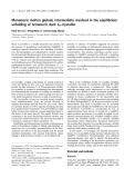 Báo cáo khoa học:  Monomeric molten globule intermediate involved in the equilibrium unfolding of tetrameric duck d2-crystallin