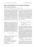 Báo cáo khoa học: Kinetics and thermodynamics of nick sealing by T4 DNA ligase