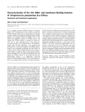 Báo cáo khoa học: Characterization of the 16S rRNA- and membrane-binding domains of Streptococcus pneumoniae Era GTPase Structural and functional implications