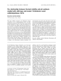 Báo cáo khoa học: The relationship between thermal stability and pH optimum studied with wild-type and mutant Trichoderma reesei cellobiohydrolase Cel7A