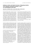 Báo cáo khoa học:  Endotoxic activity and chemical structure of lipopolysaccharides from Chlamydia trachomatis serotypes E and L2 and Chlamydophila psittaci 6BC