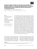 Báo cáo khoa học: Protective effect of dietary curcumin and capsaicin on induced oxidation of low-density lipoprotein, iron-induced hepatotoxicity and carrageenan-induced inﬂammation in experimental rats