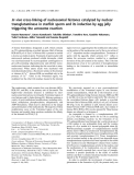 Báo cáo khoa học:  In vivo cross-linking of nucleosomal histones catalyzed by nuclear transglutaminase in starﬁsh sperm and its induction by egg jelly triggering the acrosome reaction