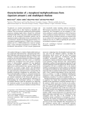 Báo cáo khoa học: Characterization of c-tocopherol methyltransferases from Capsicum annuum L and Arabidopsis thaliana