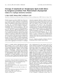 Báo cáo khoa học:  Cleavage of nonphenolic b-1 diarylpropane lignin model dimers by manganese peroxidase from Phanerochaete chrysosporium Evidence for a hydrogen abstraction mechanism