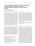 Báo cáo khoa học: A thermoacidophilic endoglucanase (CelB) fromAlicyclobacillus acidocaldariusdisplays high sequence similarity to arabinofuranosidases belonging to family 51 of glycoside hydrolases