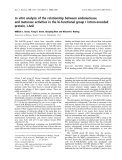 Báo cáo khoa học: In vitro analysis of the relationship between endonuclease and maturase activities in the bi-functional
