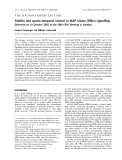 Báo cáo khoa học: Fidelity and spatio-temporal control in MAP kinase (ERKs) signalling Delivered on 24 October 2002 at the 28th FEBS Meeting in Istanbul