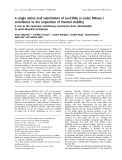 Báo cáo khoa học: A single amino acid substitution of Leu130Ile in snake DNases I contributes to the acquisition of thermal stability A clue to the molecular evolutionary mechanism from cold-blooded to warm-blooded vertebrates