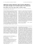 Báo cáo Y học: Differential scanning calorimetric study of myosin subfragment 1 with tryptic cleavage at the N-terminal region of the heavy chain