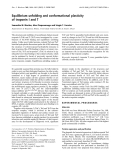 Báo cáo Y học: Equilibrium unfolding and conformational plasticity of troponin I and T