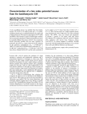 Báo cáo Y học:  Characterization of a low redox potential laccase from the basidiomycete C30