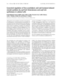 Báo cáo Y học:  Concerted regulation of free arachidonic acid and hormone-induced steroid synthesis by acyl-CoA thioesterases and acyl-CoA synthetases in adrenal cells