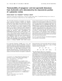 Báo cáo Y học:  Thermostability of manganese- and iron-superoxide dismutases from Escherichia coli is determined by the characteristic position of a glutamine residue