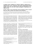 Báo cáo Y học:  A polymer with a backbone of 3-deoxy-D-glycero -D-galacto -non-2ulopyranosonic acid, a teichuronic acid, and a b-glucosylated ribitol teichoic acid in the cell wall of plant pathogenic Streptomyces sp. VKM Ac-2124