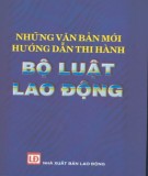 Văn bản mới hướng dẫn thi hành Bộ Luật lao động