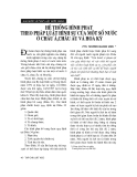 Báo cáo "Hệ thống hình phạt theo pháp luật Hình sự của một số nước Châu á, Châu Âu, Hoa Kỳ "