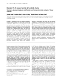 Báo cáo khoa học:  Domain IV of mouse laminin b1 and b2 chains Structure, glycosaminoglycan modi®cation and immunochemical analysis of tissue contents