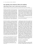 Báo cáo khoa học: Early signaling events induced by 280-nm UV irradiation