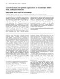 Báo cáo khoa học:  Characterization and synthetic applications of recombinant AtNIT1 from Arabidopsis thaliana