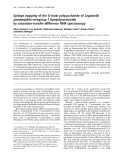Báo cáo khoa học: Epitope mapping of the O-chain polysaccharide of Legionella pneumophila serogroup 1 lipopolysaccharide by saturation-transfer-difference NMR spectroscopy