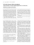 Báo cáo khoa học: Cell surface heparan sulfate proteoglycans Target and partners of the basic ®broblast growth factor in rat Sertoli cells